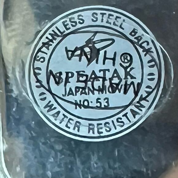 Speatak Silver Tone Cuff Watch - Japanese Movement - Picture 6 of 6